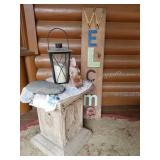 Welcome Sign, Candle, Pedestal and More! Welcome Sign, Candle, Pedestal and More!