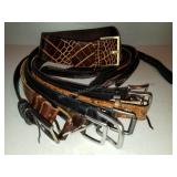 Group of 9 Belts including Designer Belt Group of 9 Belts including Designer Belt