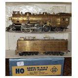 Max Gray Santa Fe 4-6-2 & Heavy Pacific HO - Brass