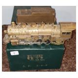 United S.F 2-8-2 Brass Train Locomotive