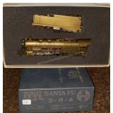 Vintage United Santa Fe 2-8-4 HO Brass Locomotive