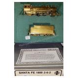 NJ Custom Brass Santa FE 1800 2-6-2 Locomotive