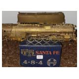 United Santa Fe 4-8-4 Brass HO Locomotive Train