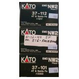 3 ct. KATO HO Scale Trains