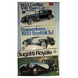 Group of Classic Car Entex & Academy Model Kits