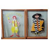Ronald McDonald & Hamburgler Original Restaurant Windows Ronald McDonald & Hamburgler Original Restaurant Windows
