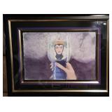 3614: Snow White Witch Glass Original Watercolor by Patrick Block 34" x 26.5" 3614: Snow White Witch Glass Original Watercolor by Patrick Block 34" x 26.5"