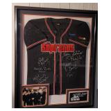 The Sopranos Cast Autographed Baseball Jersey with Certification 34" x 42.5"