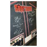 The Sopranos Cast Autographed Baseball Jersey with Certification 34" x 42.5"