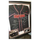 The Sopranos Cast Autographed Baseball Jersey with Certification 34 The Sopranos Cast Autographed Baseball Jersey with Certification 34