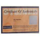 The Sopranos Cast Autographed Baseball Jersey with Certification 34" x 42.5" The Sopranos Cast Autographed Baseball Jersey with Certification 34" x 42.5"