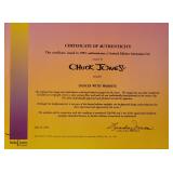 3607: Dances with Wabbits Animation Cel by Chuck Jones 328 of 500. 21" x 24"