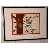 3644: Woody Woodpecker Serigraph signed by Walter Lantz 12.5" x 16.5"