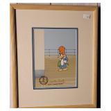 3655: Circa 1972 Woody Woodpecker Hand Painted Production Cel with Production Background 12 3/4"x10 3655: Circa 1972 Woody Woodpecker Hand Painted Production Cel with Production Background 12 3/4"x10
