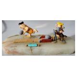 Ron Lee Flintstones Bowling Limited Edition Sculpture