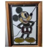 Disney Mickey Mouse Lead Stained Glass Disney Mickey Mouse Lead Stained Glass