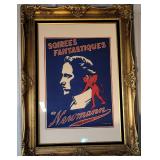 Vintage Soirees Fantastiques de Newmann the Great Theatre Poster