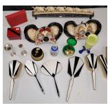 3717: Art Deco Hairbrushes, Mickey & Minnie Mouse Masks, etc. 3717: Art Deco Hairbrushes, Mickey & Minnie Mouse Masks, etc.
