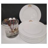 3728: Dog Statues, FIgurines & Disney Brown Derby Plates and Glass 3728: Dog Statues, FIgurines & Disney Brown Derby Plates and Glass