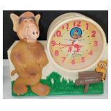 3729: Group of 8 Character Clocks with Alf & Bugs Bunny