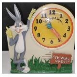 3729: Group of 8 Character Clocks with Alf & Bugs Bunny