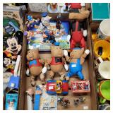 3734: Three Little Pigs Group with Hand Carved Figurines, Pez Dispensers, Pewter Figurines 3734: Three Little Pigs Group with Hand Carved Figurines, Pez Dispensers, Pewter Figurines