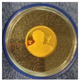 3748: Walt Disney Commemorative Coin. Retail: $250.00 3748: Walt Disney Commemorative Coin. Retail: $250.00