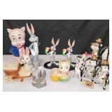 3751: Bugs Bunny Limited Edition 79 of 250 Wood Carving, Kreiss Skunks, Planters, etc.