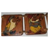 3752: Snow White and the Seven Dwarfs Hand Made Wood