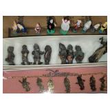 3752: Show White and the Seven Dwarfs Pewter Lead Figurines