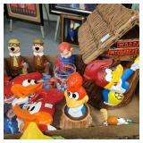 3753: Woody Woodpecker Collection with Cookie Jar, Yogi the Bear, Howdy Doody Figurine