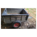 Rubbermaid Tow Behind Lawn & Garden Utility Cart