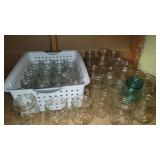 Group of Canning Jars & Potato Bins