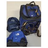 North Face Back Pack & Rolling Insulated Bag/Tote