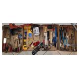 Hand Tools: Pipe Wrench, Stud Finder, Hammers,etc