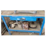 Stainless Steel Top Equipment Table