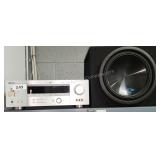 Yamaha AV Receiver, Sub Woofer & Speaker