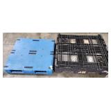 Collapsable Crafte and Plastic Pallet