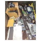 Huge Bin of Discarded Phones, Keyboards, etc.