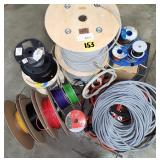 Group Lot of Cable with Cat 6 Data Cable