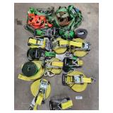 Group of 10+ Ratchet Straps