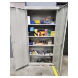 Sandusky Metal Cabinet with Contents