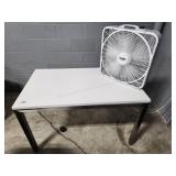 Heavy Duty Table with Box Fan