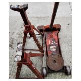 Hein-Werner WS 1 1/2 Ton Jack w/ 2 Stands
