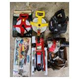 Winch, Measuring Tapes, New Floor Jack, etc