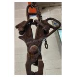 Antique Burro Railroad Rail Tongs