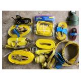 Group of Tow and Ratchet Straps