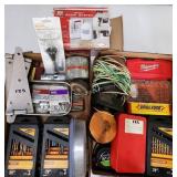 Drill Bits, Magnets, Hardware, Hinges, Lights