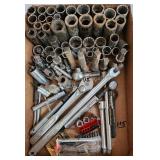 Multiple Set of Sockets, Ratchets, Extensions, etc