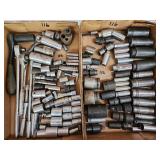 Sockets, Ratchets with Snap On, MAC, Craftsman, SK